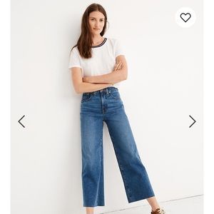 Madewell Slim Wide Leg Jeans
